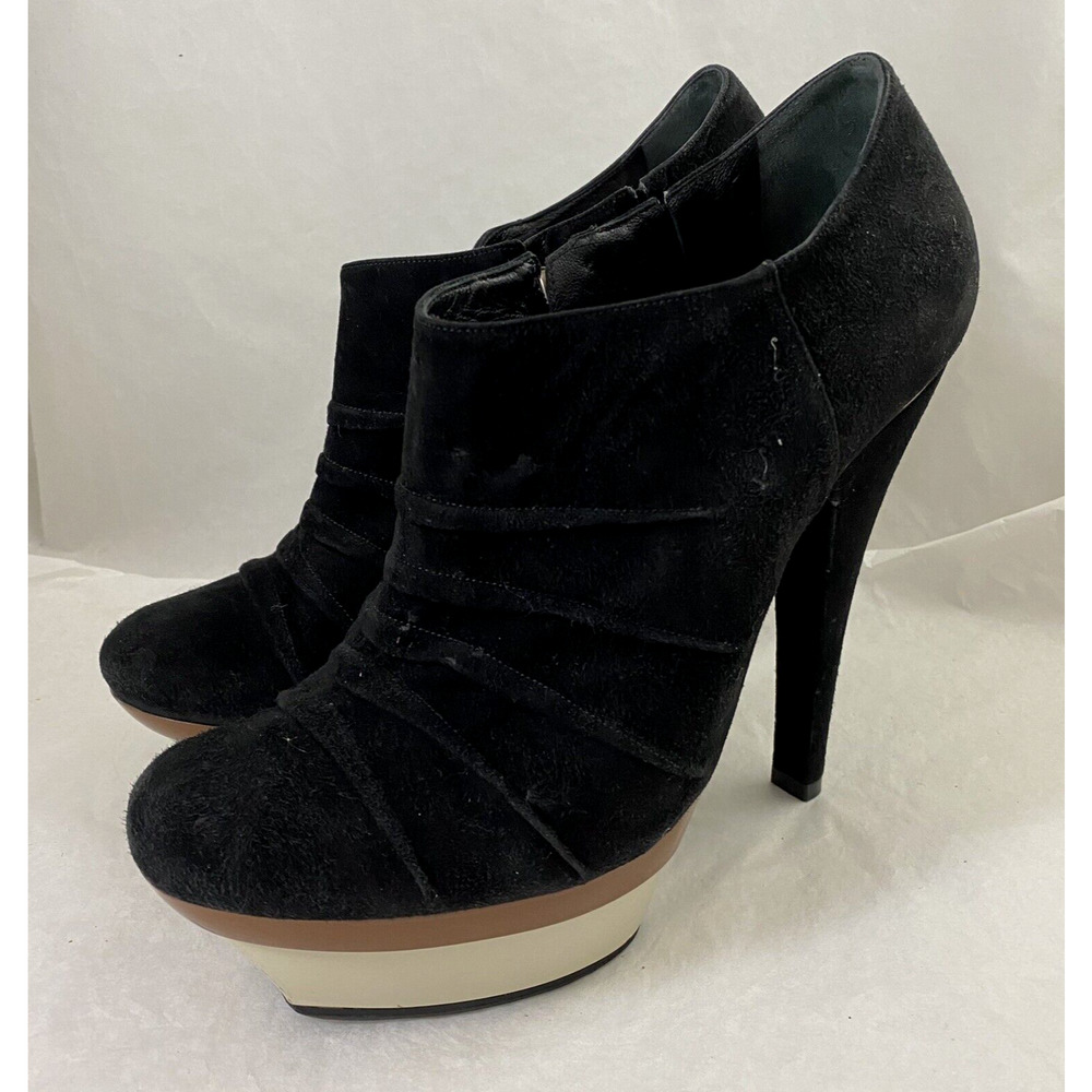 Barbara Bui Platform Pump Boot Bootie Black Platf… - image 6